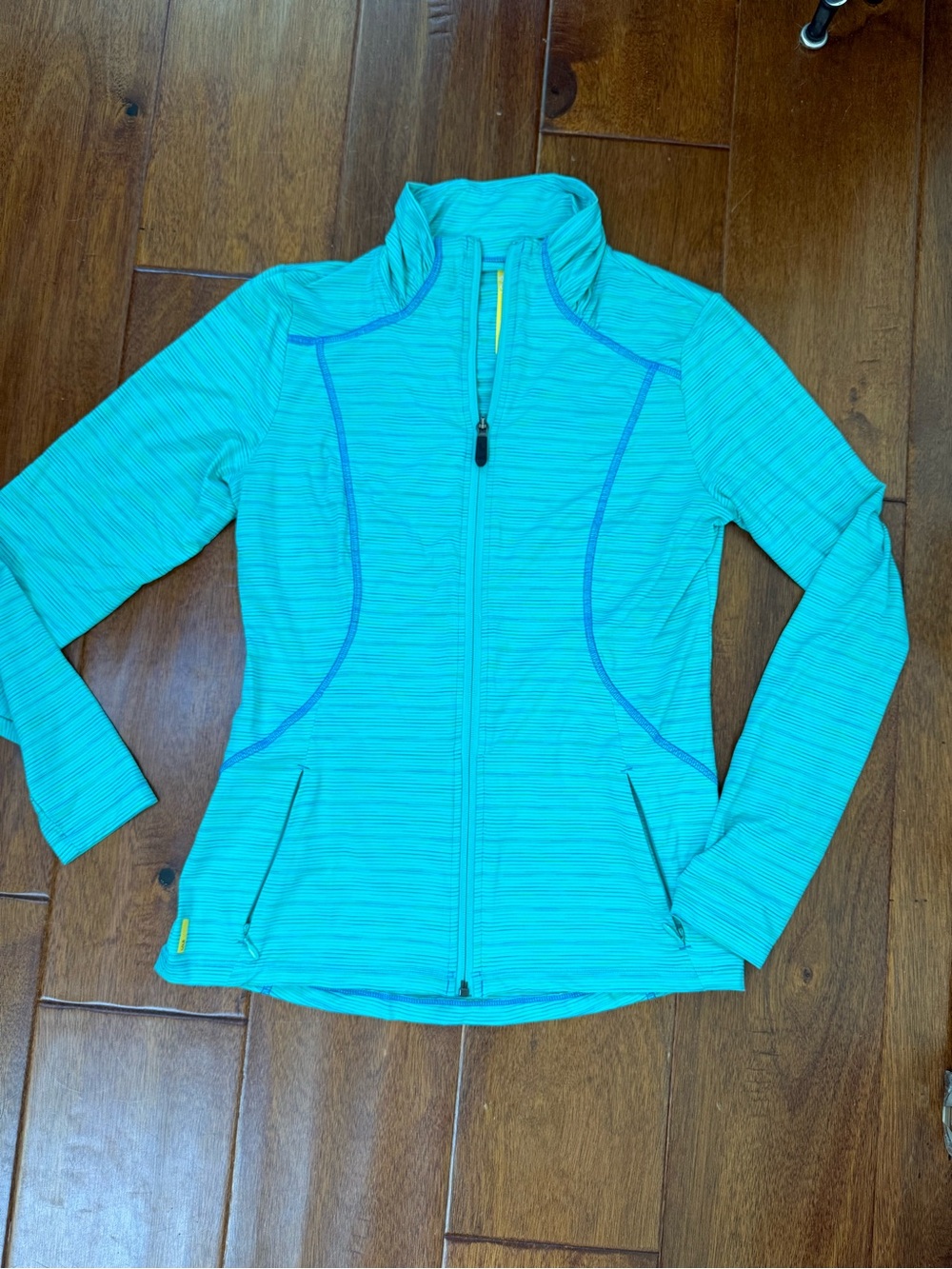 Lole Women's Turquoise Zip-Up Utility/ swim & Sun Jacket